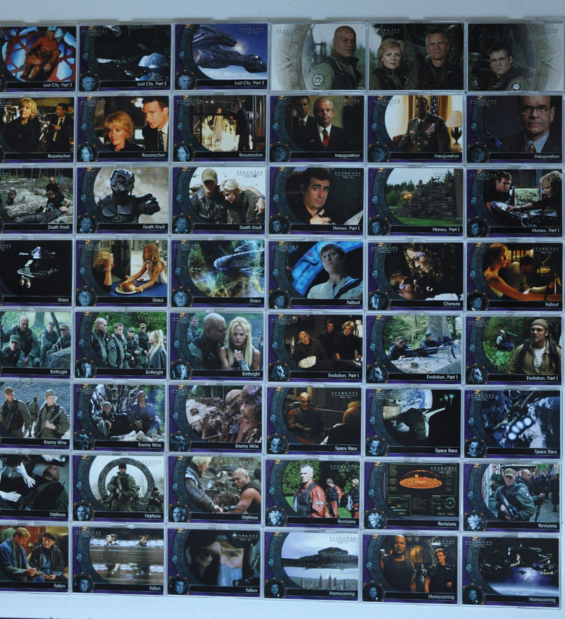 2005 Stargate SG-1: Season 7 Trading Base Card Set 72 Cards   - TvMovieCards.com