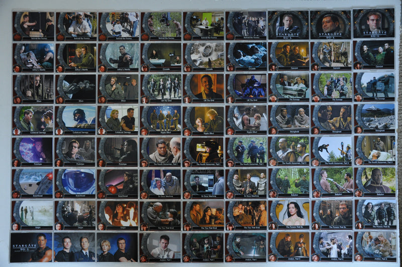 2007 Stargate SG-1: Season 9 Trading Base Card Set 72 Cards   - TvMovieCards.com
