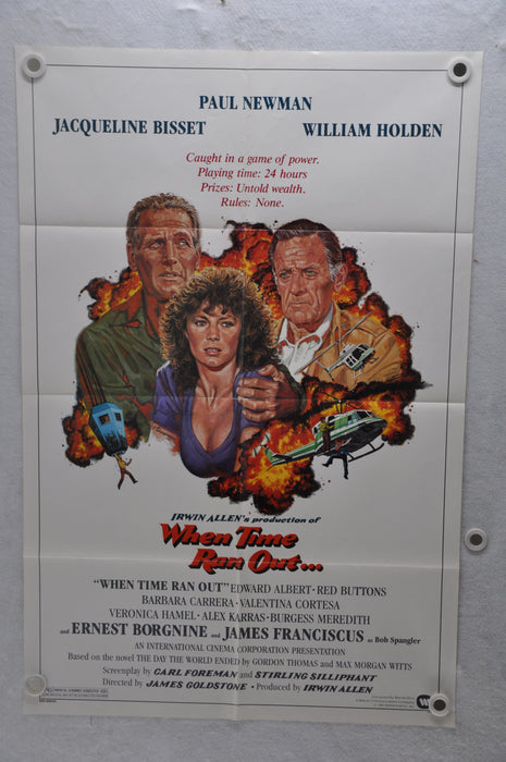 1980 When Time Ran Out Original 1SH Movie Poster 27 x 41  Paul Newman   - TvMovieCards.com