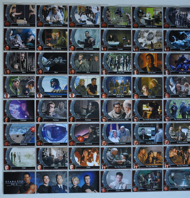 2007 Stargate SG-1: Season 9 Trading Base Card Set 72 Cards   - TvMovieCards.com