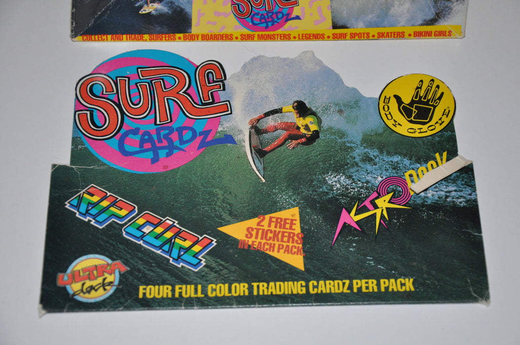 Surf Cardz Empty Display Card Box 1989-1990 Rare Rip Curl Body Glove Surfing   - TvMovieCards.com