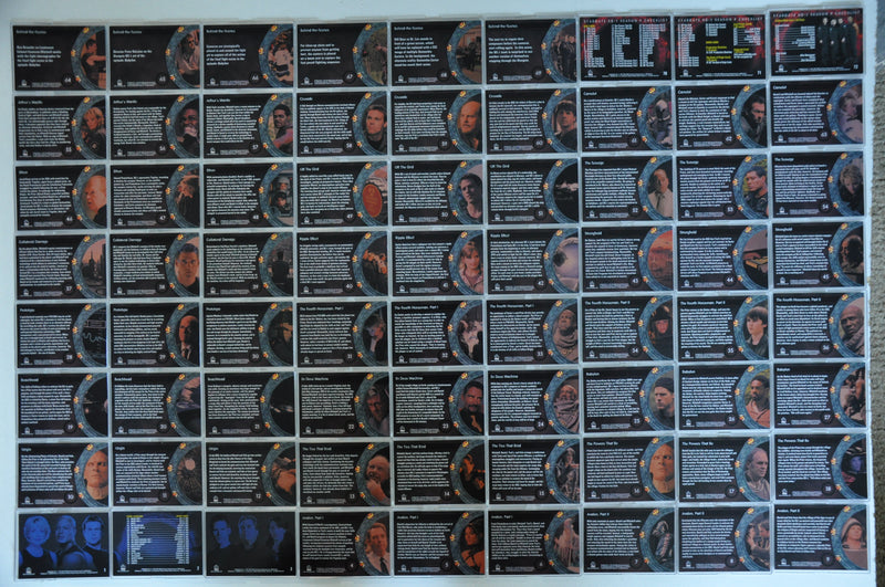 2007 Stargate SG-1: Season 9 Trading Base Card Set 72 Cards   - TvMovieCards.com