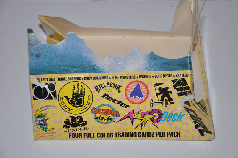 Surf Cardz Empty Display Card Box 1989-1990 Rare Rip Curl Body Glove Surfing   - TvMovieCards.com
