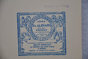 Fratelli Alinari "La Vergine Col Divin Figlo E Angioli" Lithograph Art Print   - TvMovieCards.com