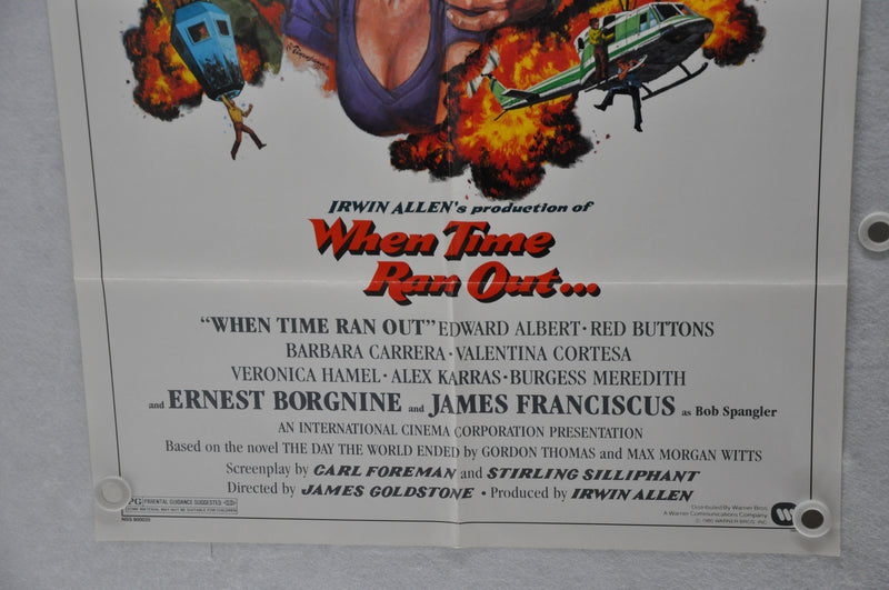 1980 When Time Ran Out Original 1SH Movie Poster 27 x 41  Paul Newman   - TvMovieCards.com