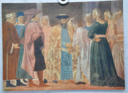 Fratelli Alinari "Visita Della Regina Saba A Salomone" Lithograph Art Print   - TvMovieCards.com