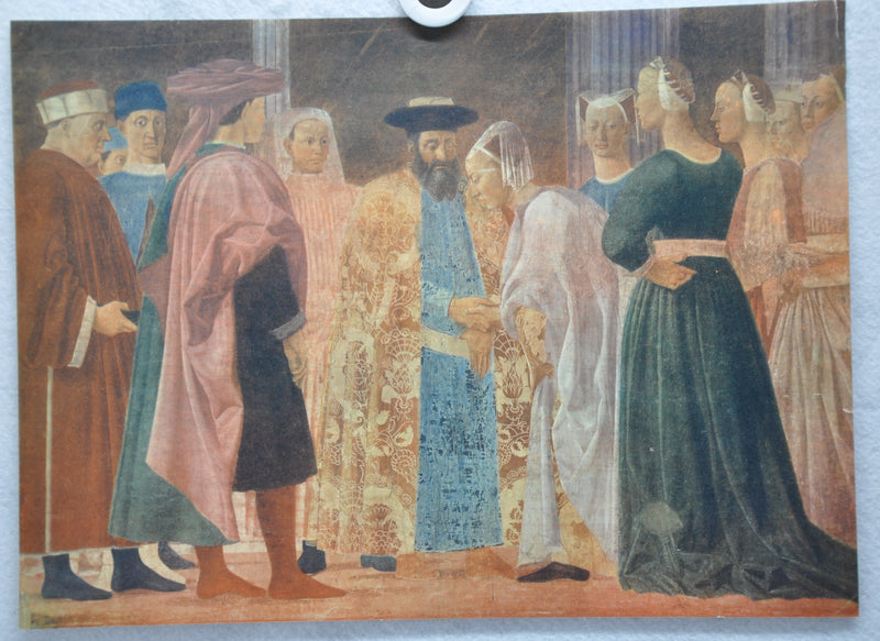 Fratelli Alinari "Visita Della Regina Saba A Salomone" Lithograph Art Print   - TvMovieCards.com