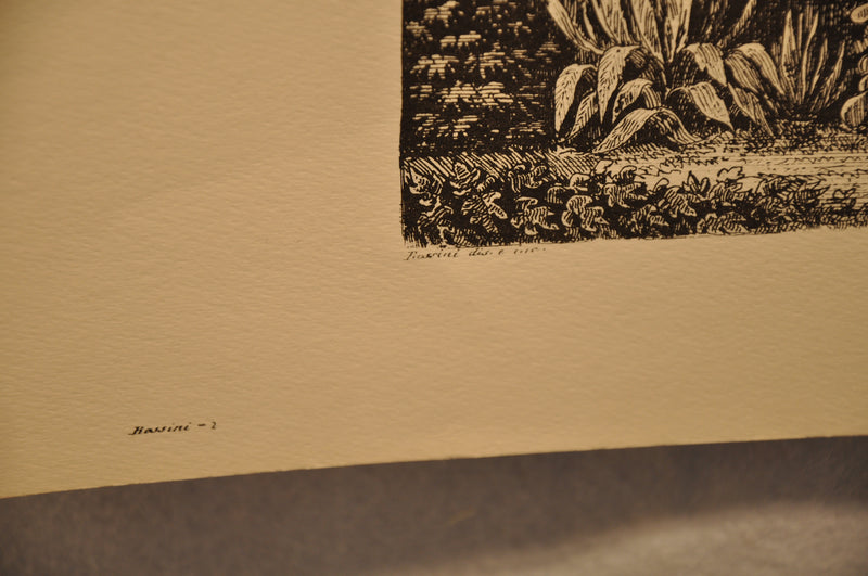 Luigi Rossini "Veduta da Ponente del Tempio di Ercole" Etching Print   - TvMovieCards.com