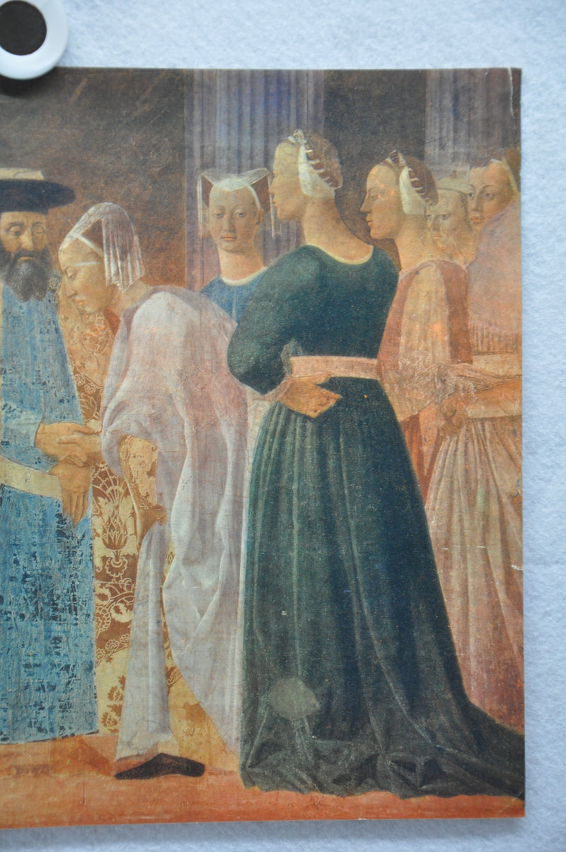 Fratelli Alinari "Visita Della Regina Saba A Salomone" Lithograph Art Print   - TvMovieCards.com