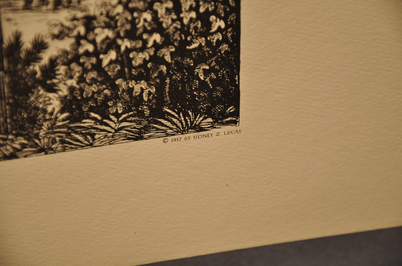 Luigi Rossini "Veduta da Ponente del Tempio di Ercole" Etching Print   - TvMovieCards.com
