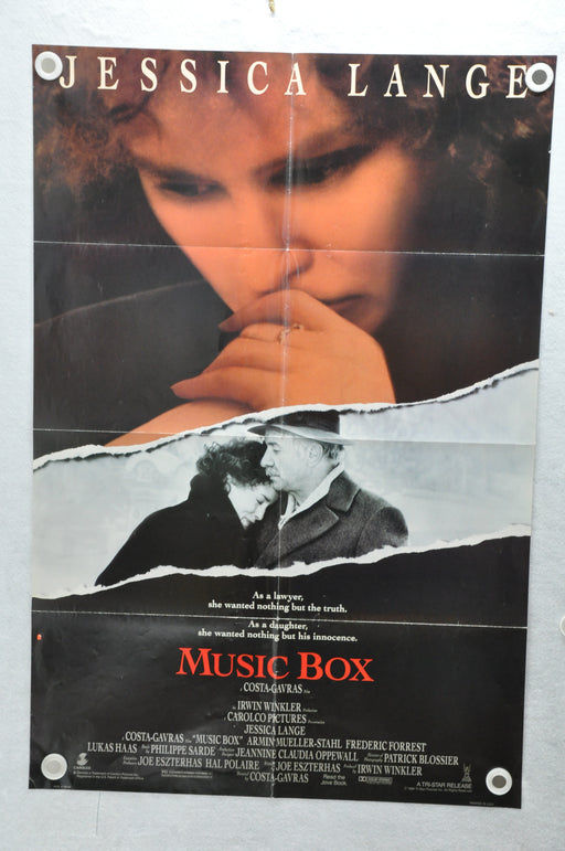 1989 Music Box Original 1SH Movie Poster 27 x 41 Jessica Lange Frederic Forrest   - TvMovieCards.com