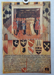Fratelli Alinari "Sano Di Pietro Le Nozze Del Conte S Severino" Lithograph Print   - TvMovieCards.com