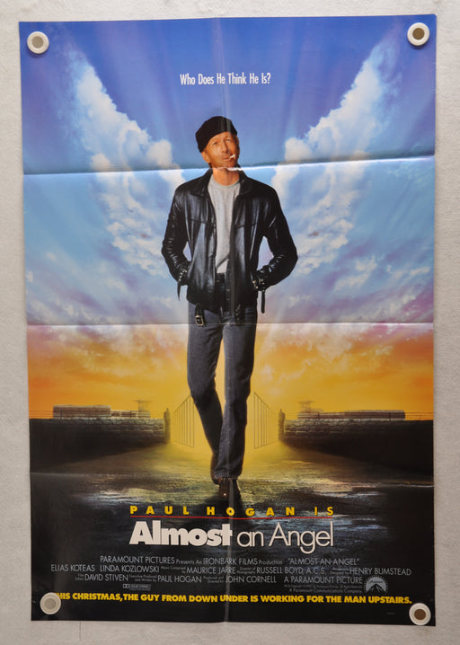 1990 Almost an Angel Original 1SH D/S Movie Poster 27 x 41 Paul Hogan   - TvMovieCards.com