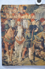 Fratelli Alinari "Benozzo Gozzoli Gruppo Di Cavalieri" Lithograph Art Print   - TvMovieCards.com