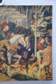 Fratelli Alinari "Benozzo Gozzoli Gruppo Di Cavalieri" Lithograph Art Print   - TvMovieCards.com
