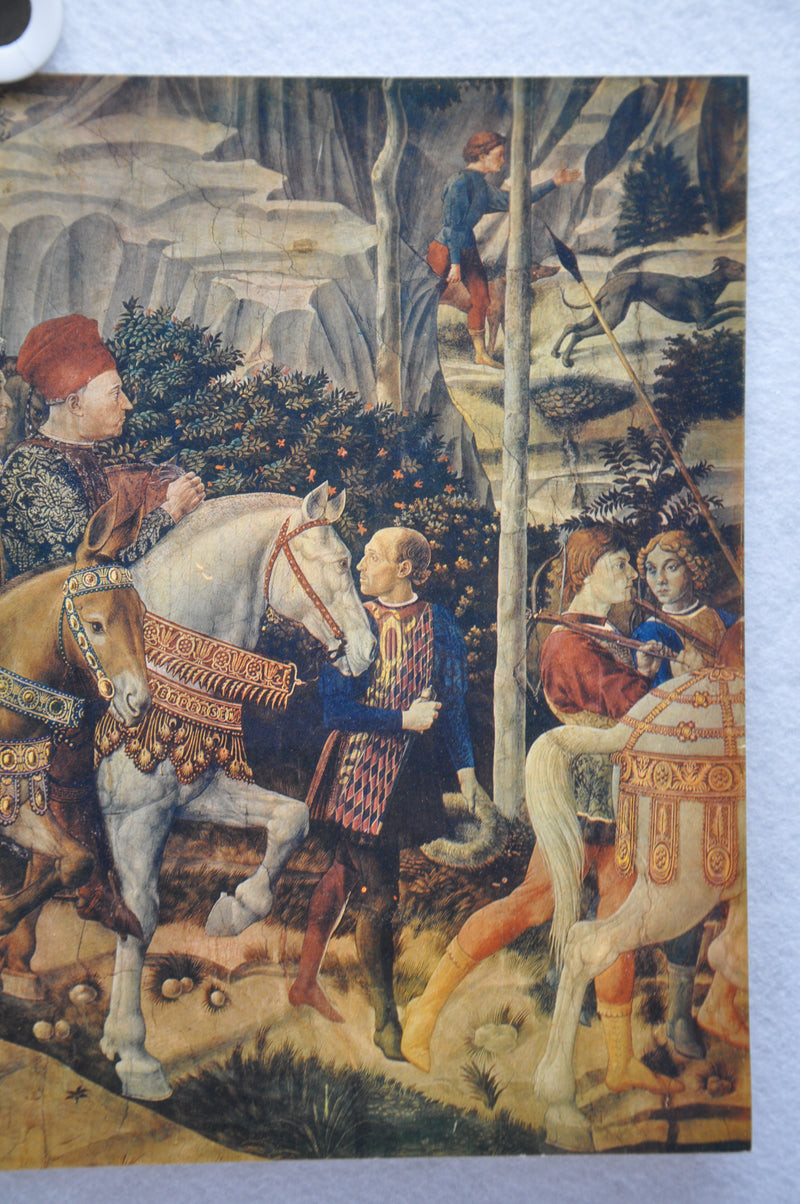 Fratelli Alinari "Benozzo Gozzoli Gruppo Di Cavalieri" Lithograph Art Print   - TvMovieCards.com