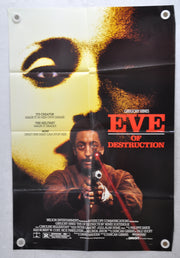 1991 Eve of Destruction Original 1SH D/S Movie Poster 27 x 41 Gregory Hines   - TvMovieCards.com