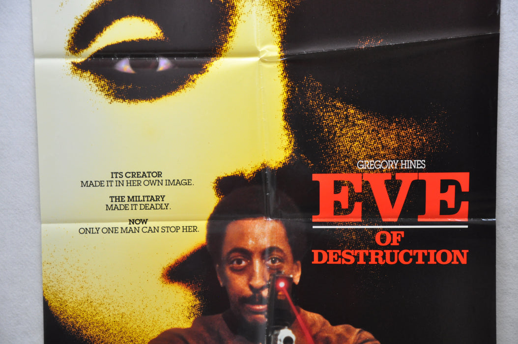 1991 Eve of Destruction Original 1SH D/S Movie Poster 27 x 41 Gregory Hines   - TvMovieCards.com