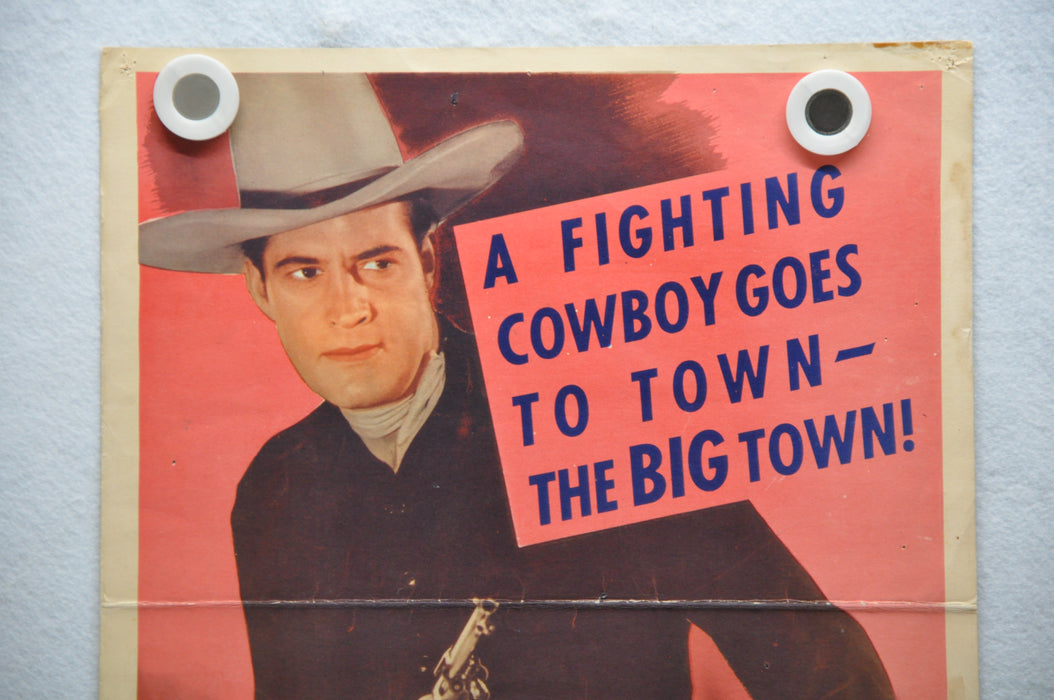 1944 Cowboy From Lonesome River Original Insert Movie Poster Charles Starrett   - TvMovieCards.com