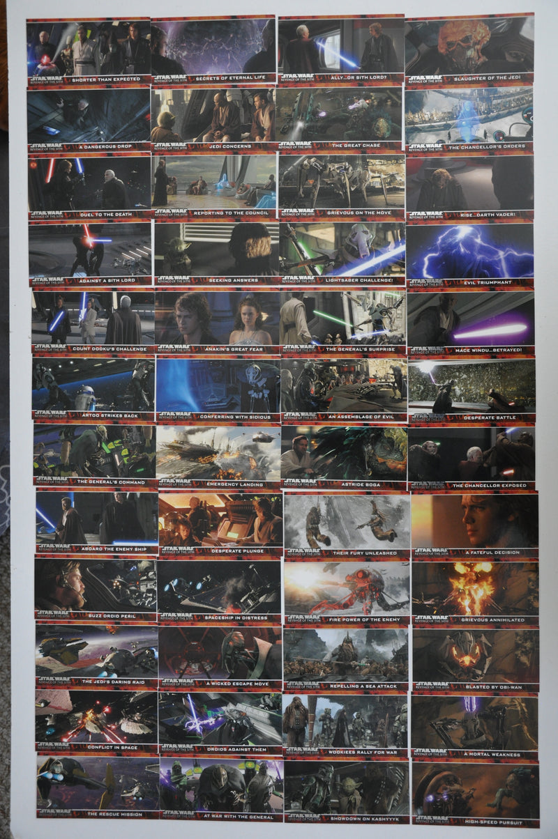 Star Wars Revenge of the Sith Widevision Topps 2005 Trading Card Set - TvMovieCards.com