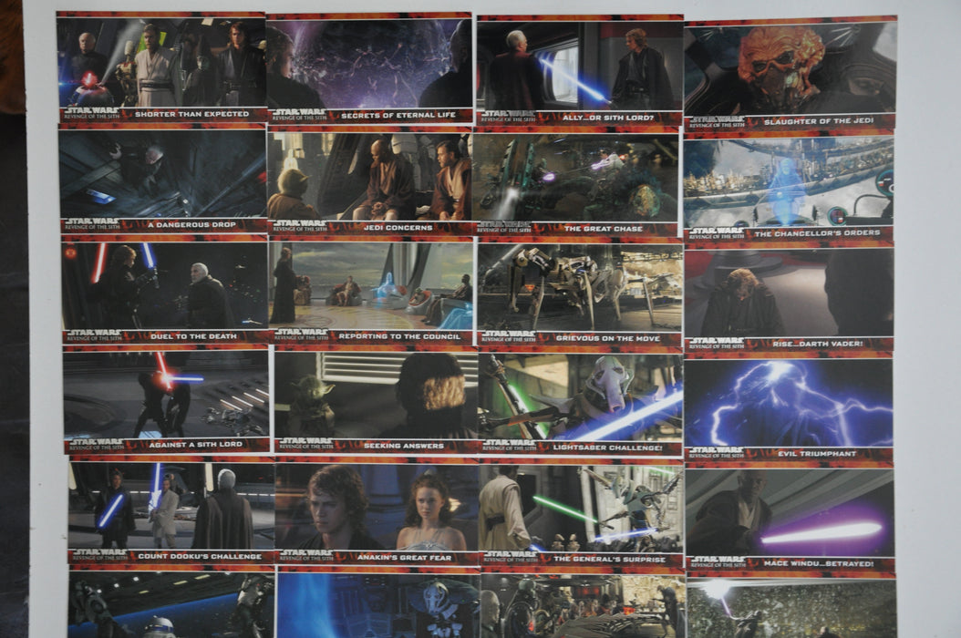 Star Wars Revenge of the Sith Widevision Topps 2005 Trading Card Set & P1 P2 - TvMovieCards.com