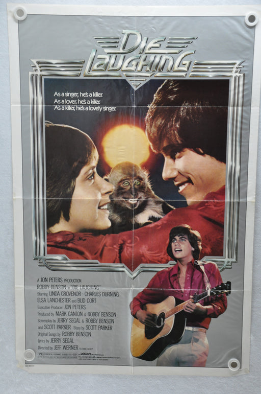 1980 Die Laughing Original 1SH Movie Poster 27 x 41 Robby Benson, Linda Grovenor   - TvMovieCards.com
