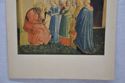 Fratelli Alinari "Beato Angelico Zaccaria serive il nome del neonato" Lithograph   - TvMovieCards.com