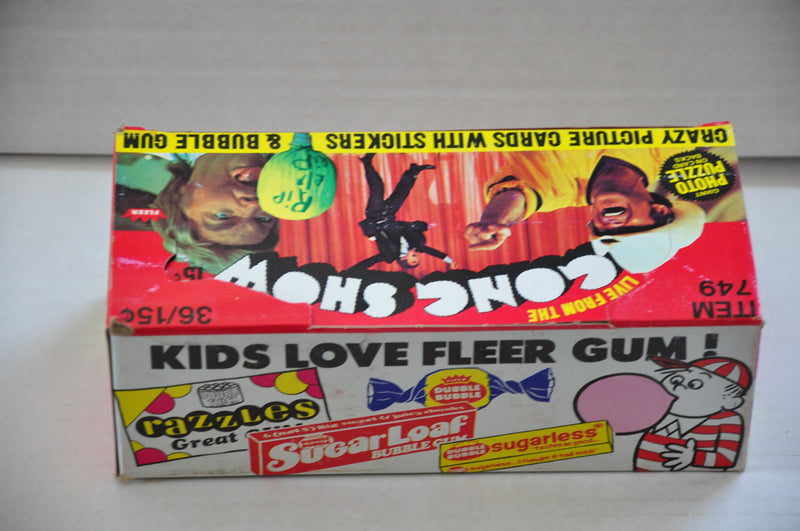 1977 Fleer The Gong Show Empty Bubble Gum Vintage Trading Card Box   - TvMovieCards.com