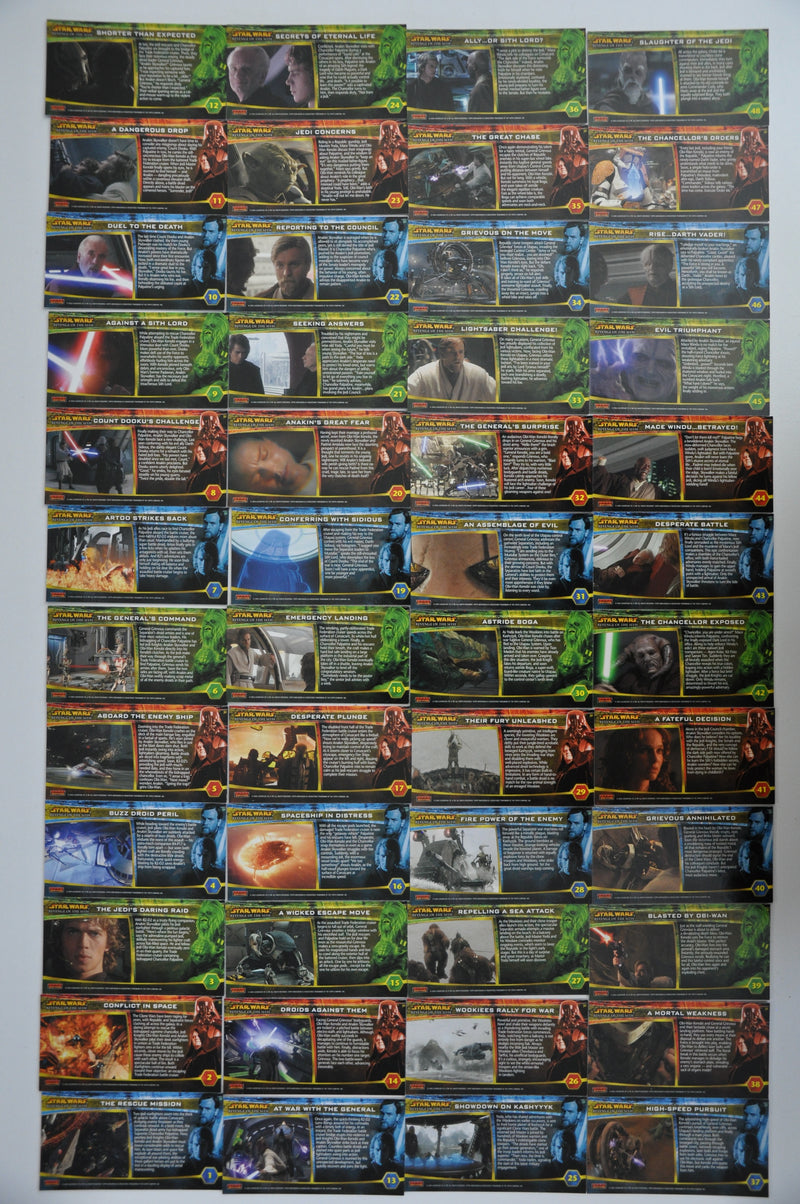 Star Wars Revenge of the Sith Widevision Topps 2005 Trading Card Set - TvMovieCards.com
