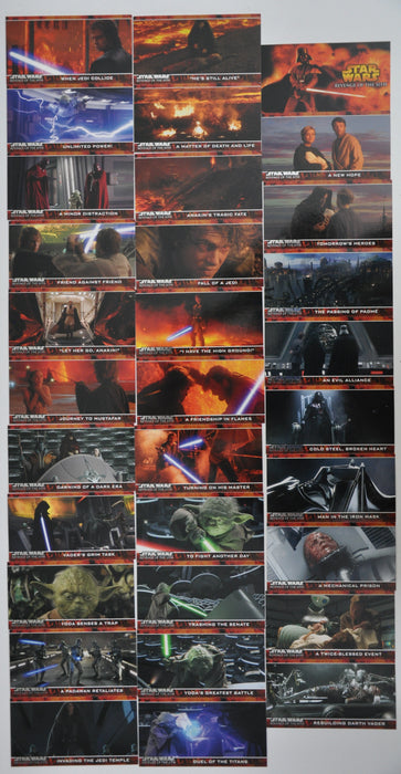 Star Wars Revenge of the Sith Widevision Topps 2005 Trading Card Set & P1 P2 - TvMovieCards.com