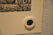 Luigi Rossini "Tempio di Ercole nella città di Corta" Etching Print   - TvMovieCards.com