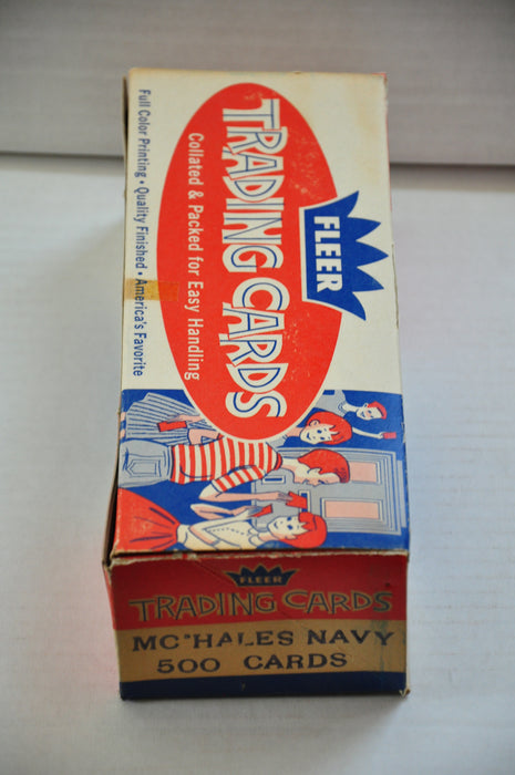 1965 Fleer McHales Navy 500 Cards Empty Bubble Gum Vintage Trading Card Box   - TvMovieCards.com