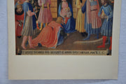 Fratelli Alinari "Beato Angelico L'Adorazione Dei Magi" Lithograph Art Print   - TvMovieCards.com