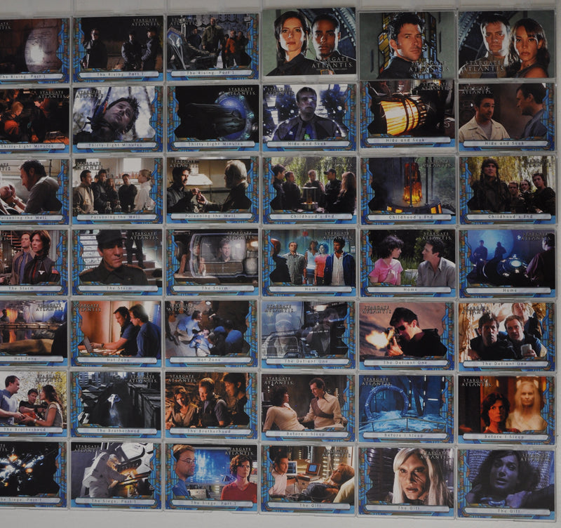 2005 Stargate Atlantis Season One Trading Card Base Set 63 Card Set   - TvMovieCards.com