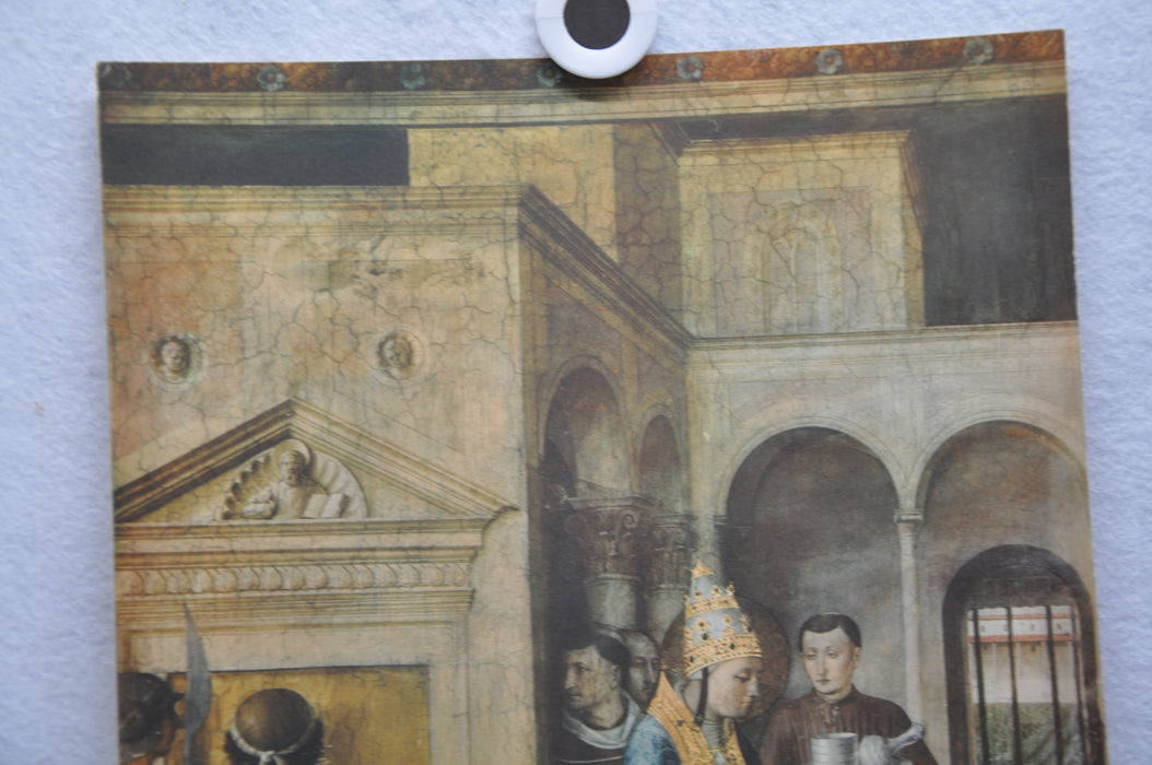 Fratelli Alinari "Pope Sixtus II Delivering To St Lorenzo" Lithograph Art Print   - TvMovieCards.com