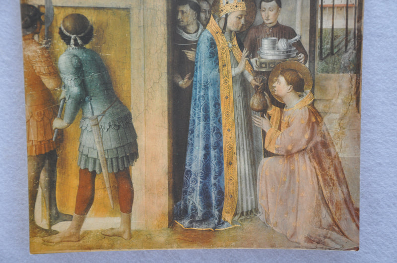 Fratelli Alinari "Pope Sixtus II Delivering To St Lorenzo" Lithograph Art Print   - TvMovieCards.com