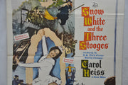Original 1961 Snow White and the Three Stooges Movie Poster 27 x 41 Moe Howard,   - TvMovieCards.com
