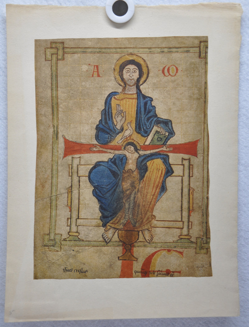 The Holy Trinity "die heilige dreifaltigkeit" Lithograph Art Print   - TvMovieCards.com