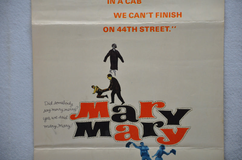 1963 Mary, Mary Original Insert Movie Poster Debbie Reynolds Barry Nelson   - TvMovieCards.com