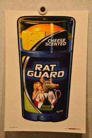 2012 Wacky Packages Series 1 Poster Singles 12" x 18" Non Folded Topps (24 Choic #17 Rat Guard  - TvMovieCards.com