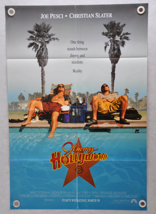 1994 Jimmy Hollywood 1SH D/S Movie Poster 27 x 41 Joe Pesci, Christian Slater   - TvMovieCards.com