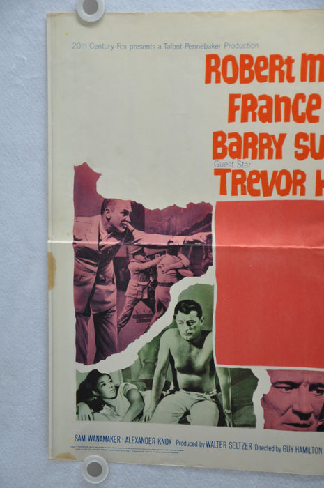 1964 The Man in the Middle Original Half Sheet Movie Poster Robert Mitchum, Fran   - TvMovieCards.com