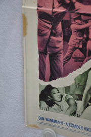 1964 The Man in the Middle Original Half Sheet Movie Poster Robert Mitchum, Fran   - TvMovieCards.com