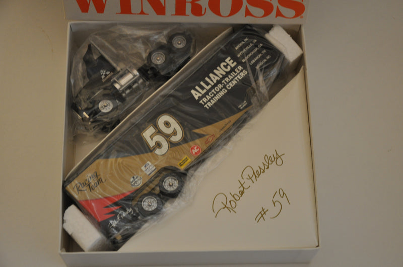 1994 Alliance Racing Robert Pressley Winross Diecast Drop Bed Trailer Truck   - TvMovieCards.com