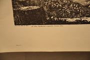 Luigi Rossini "Avanzi del Tempio della Concordia" Etching Print   - TvMovieCards.com