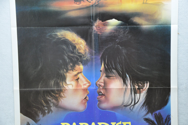 1982 Paradise Original 1SH Movie Poster 27 x 41 Willie Aames Phoebe Cates   - TvMovieCards.com