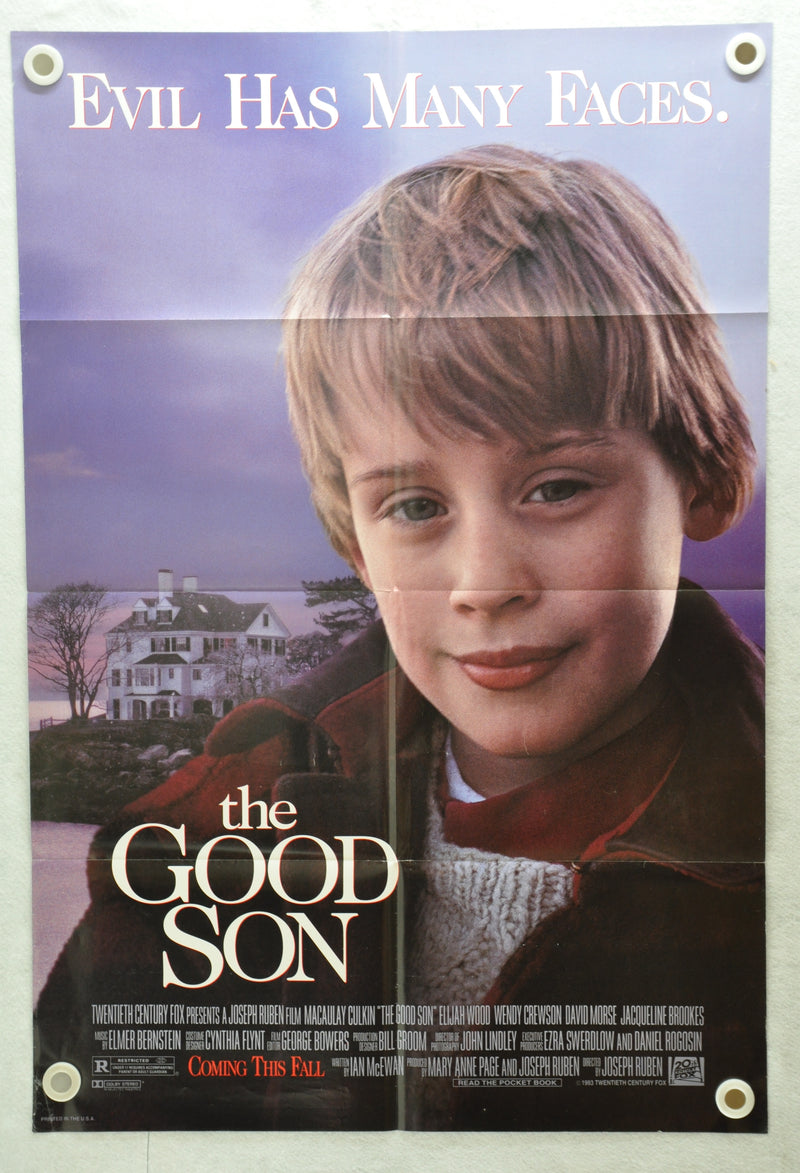 1993 The Good Son 1SH D/S Movie Poster 27 x 41 Macaulay Culkin Elijah Wood   - TvMovieCards.com
