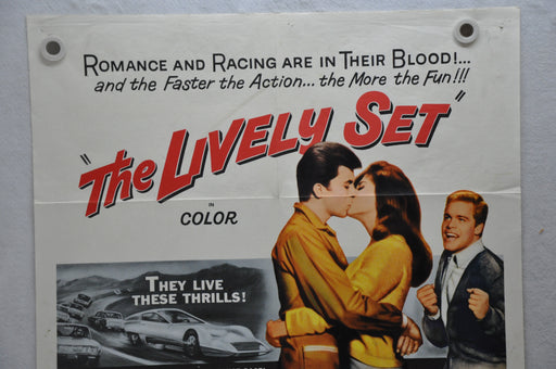 Original 1964 The Lively Set Car Racing Movie Poster 27 x 41 James Darren   - TvMovieCards.com