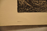 Luigi Rossini "Veduta dell' Interno del Tempio della Concordia" Etching Print   - TvMovieCards.com