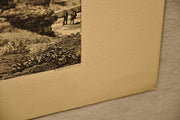Luigi Rossini "Veduta dell' Interno del Tempio della Concordia" Etching Print   - TvMovieCards.com